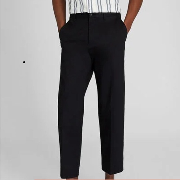 Men’s small black wool cropped pant. - Picture 1 of 7